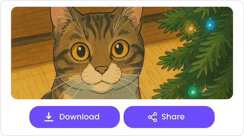 Create Ghibli Art - Download and Share
