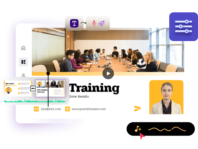 Easy Editing Tools for Training Videos