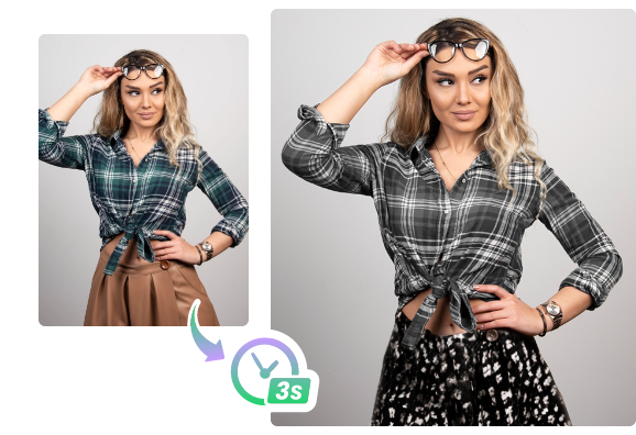 تغيير ملابس الصور بالذكاء الاصطناعي سريع