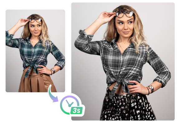 تغيير ملابس الصور بالذكاء الاصطناعي سريع