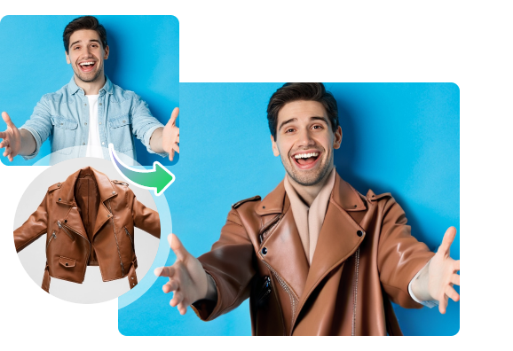 تغيير ملابس الصور بجودة عالية