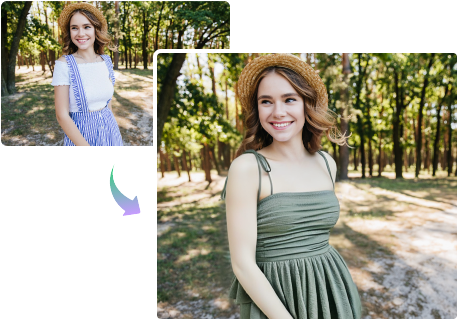 تغيير ملابس الصور بالذكاء الاصطناعي اون لاين