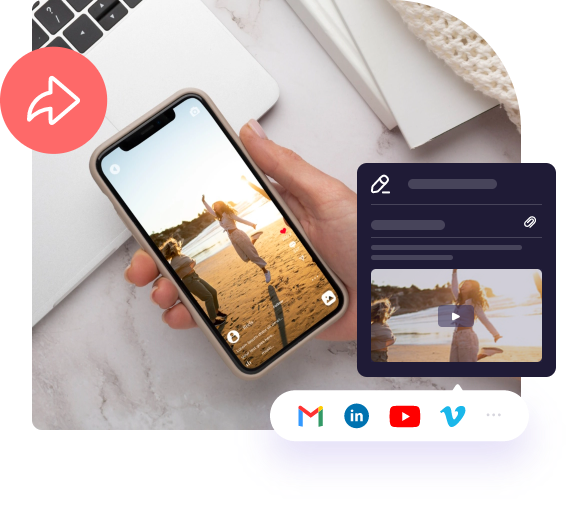 مشاركة الفيديوهات مع Vidnoz