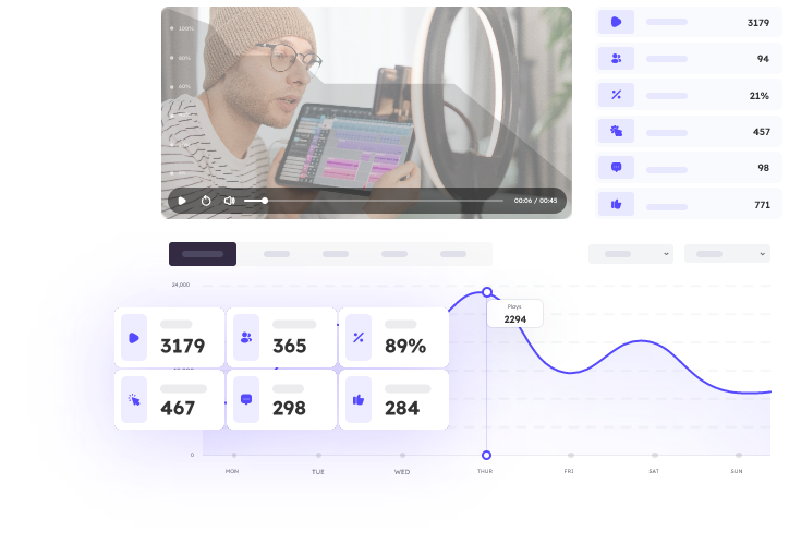 موقع لمشاركة مقاطع الفيديو وتتبع الأداء