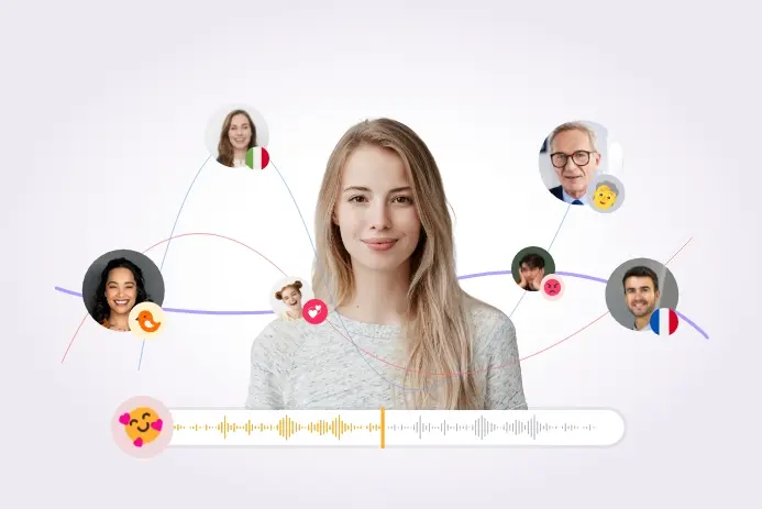 1450+ أصوات AI واقعية على اداة تحويل النص إلى فيديو بالذكاء الاصطناعي