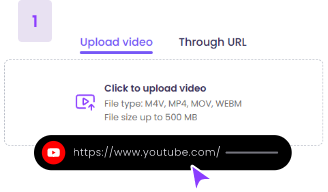 Traduzir vídeo com IA usando Vidnoz - Passo 1