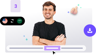 Traduzir vídeo com IA usando Vidnoz - Passo 3