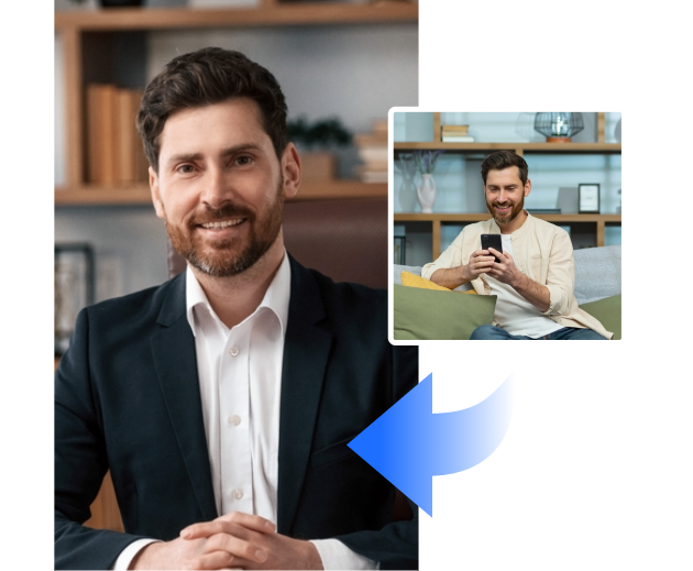 KI Bewerbungsfotos mit dutzenden Stile