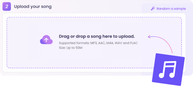 Importieren Sie die Zieldatei des Songs