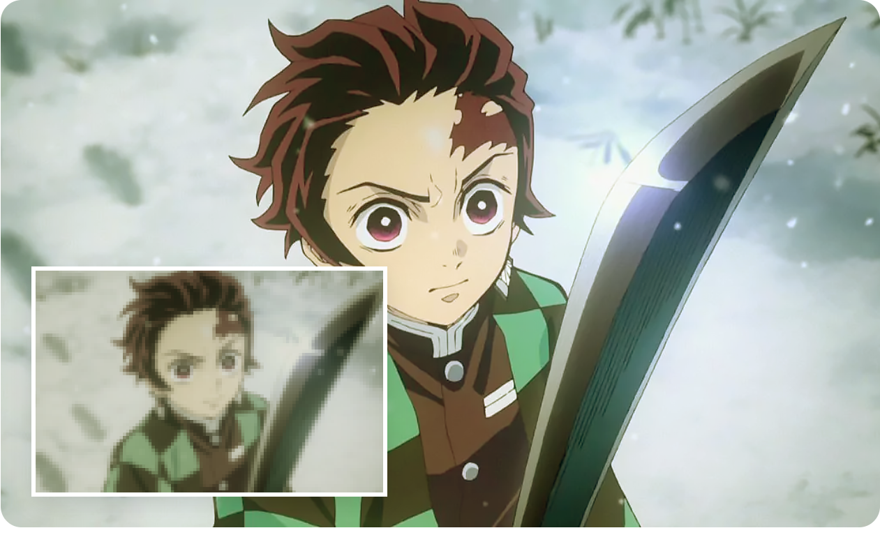 KI Video Upscaler kostenlos für Anime