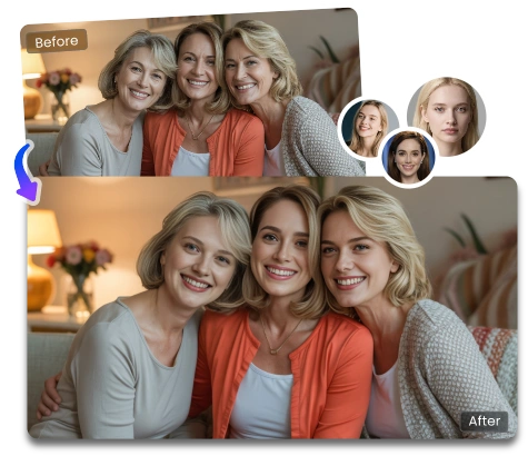 Funktion 3 – Kostenloser Multiple Face Swap