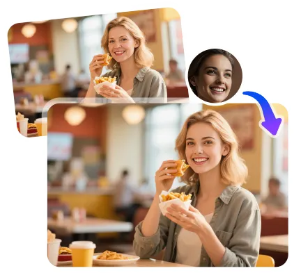 Face Swap für individuelles Marketing