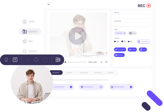 Bildschirm und Webcam aufnehmen