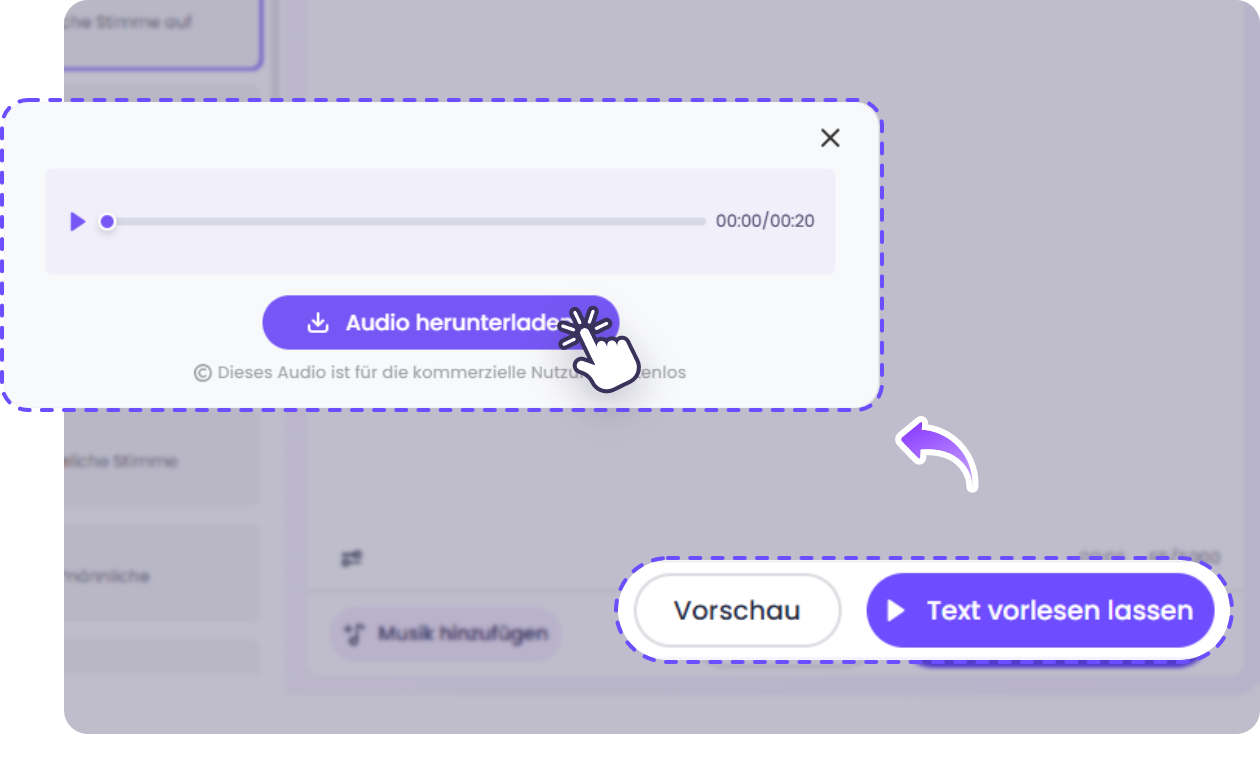 Mit der kostenlosen Sprachsynthese von Vidnoz Text in Sprache umwandeln