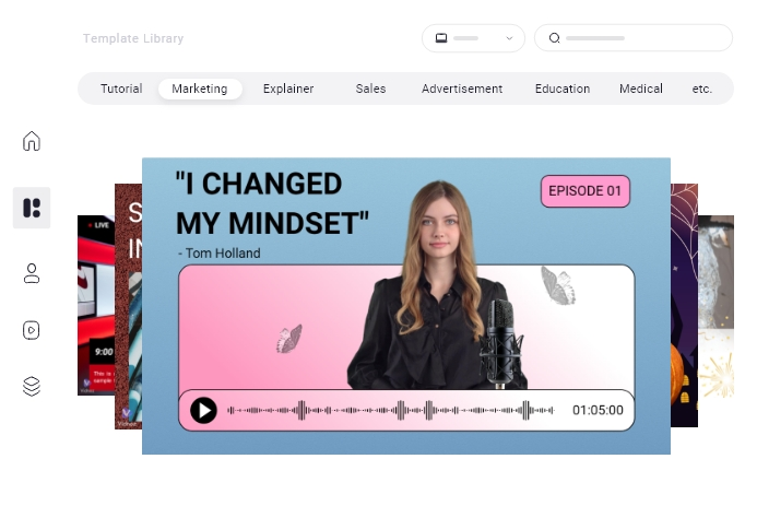 KI Videovorlagen auf KI Video Generator