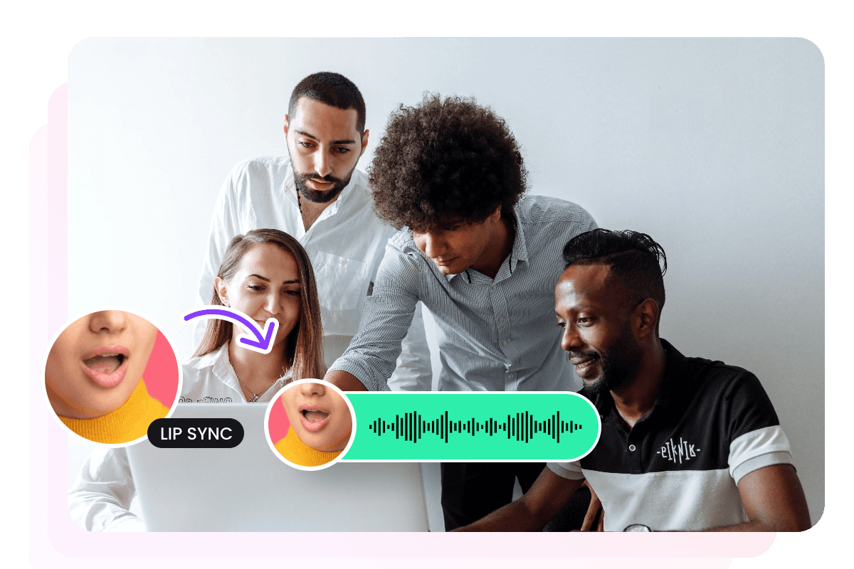 KI-Videoübersetzung mit Lippensynchronisierung