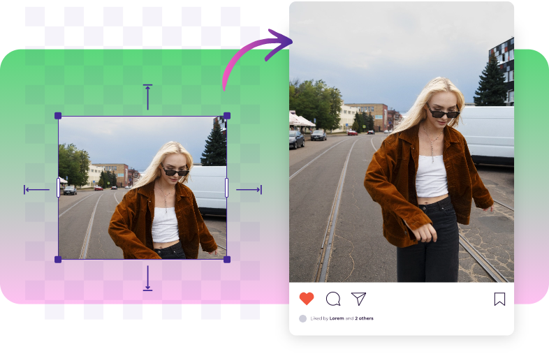 AI Image Extender for Social Media