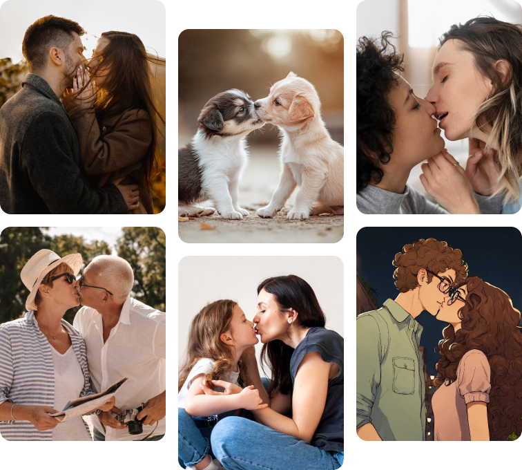 AI Kissing Video Generator for All Scenarios