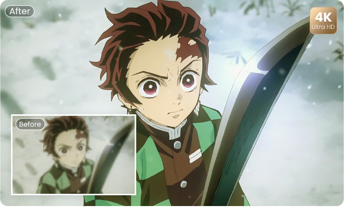 AI Video Upscaler Free for Anime