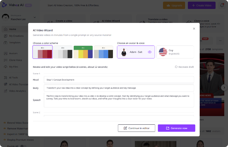 Personalize the Video