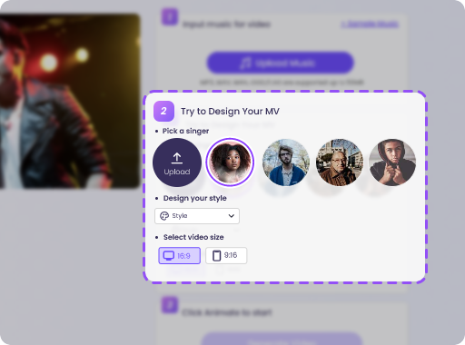 Customize AI Music Video