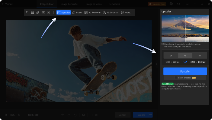 Enhance Photo on PC