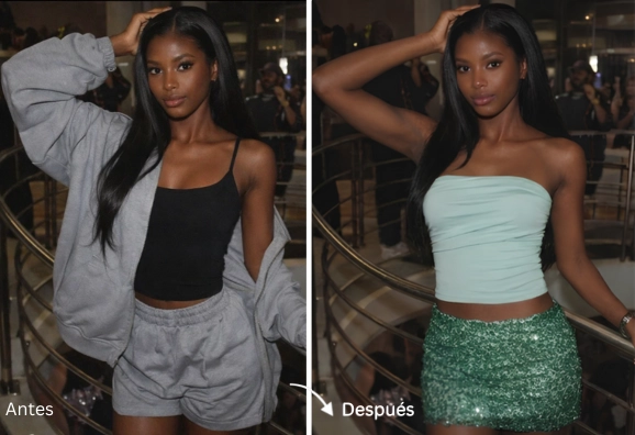 Cambio Rápido de Ropa con IA