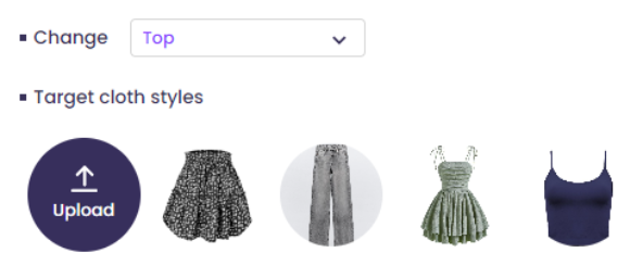 Selecciona tu Ropa Deseada