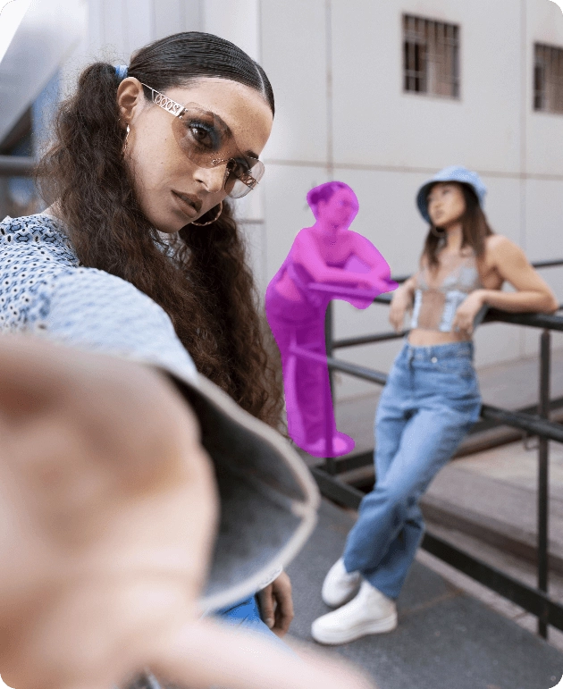 borrar personas en fotos de viaje
