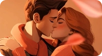 Video de Beso IA estilo Anime