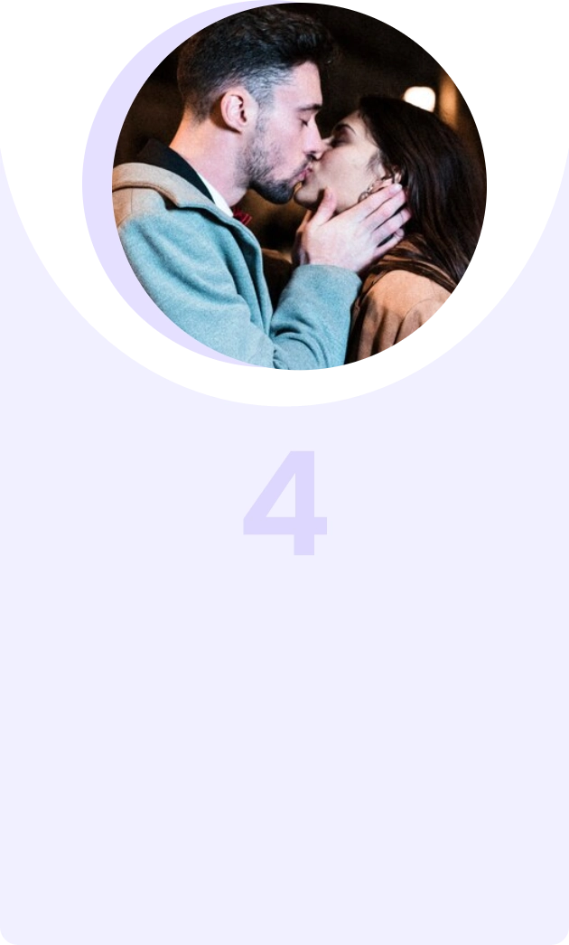 Videos de Besos con IA al estilo Película Romántica