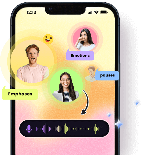 Podcast AI natural con pausas y emociones