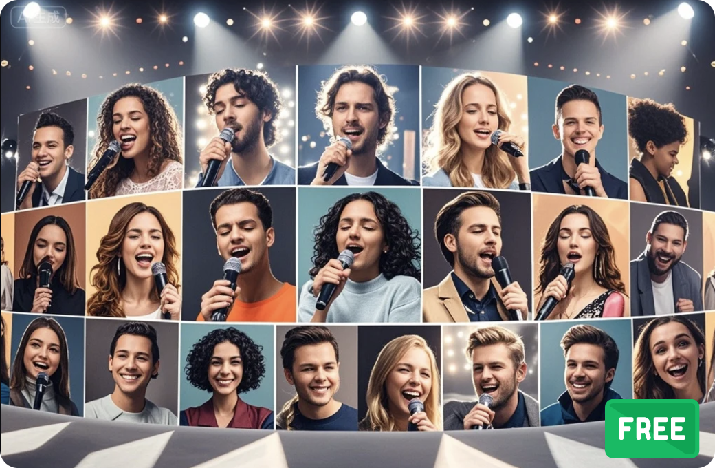 Generador gratuito de AI song cover