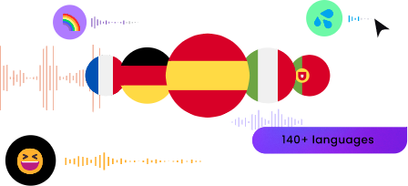 2660+ voces de IA realistas en 140+ idiomas