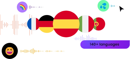 2660+ voces de IA realistas en 140+ idiomas