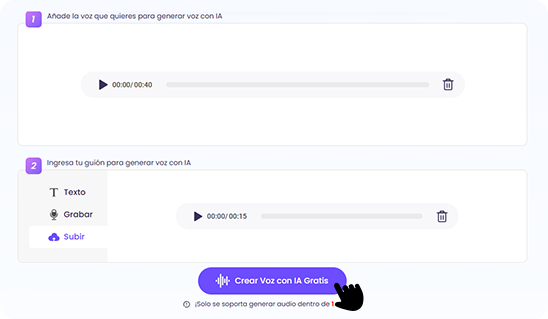 Hacer voz con IA - Paso 3