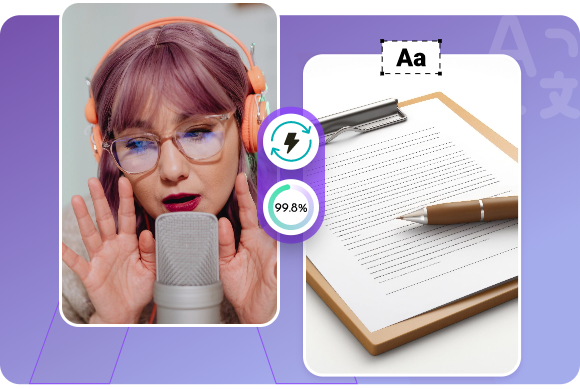 Vidnoz AI Voice - Transcribir Audio Online