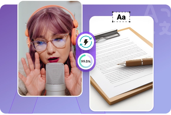 Vidnoz AI Voice - Transcribir Audio Online