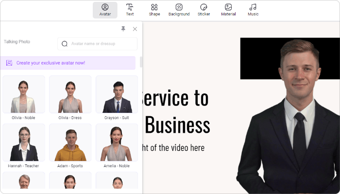 Paso 2: Personaliza tu video con Vidnoz AI