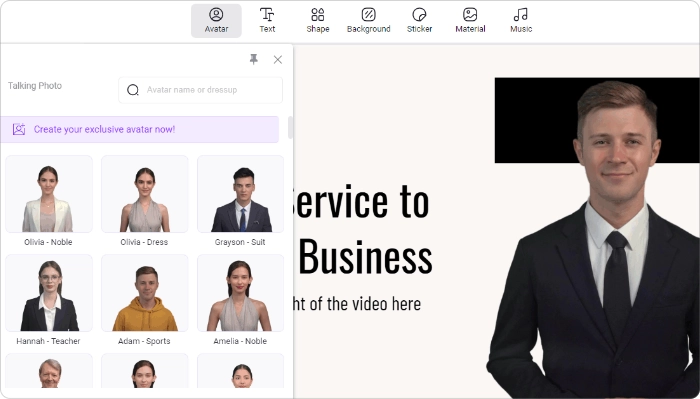 Paso 2: Personaliza tu video con Vidnoz AI