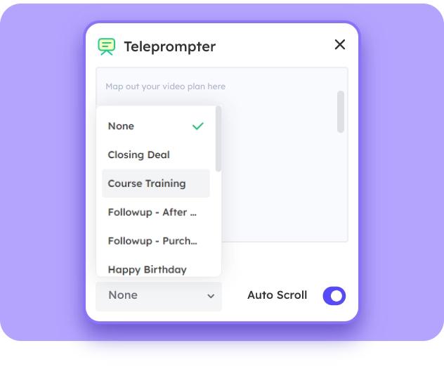 Activar telepronter online