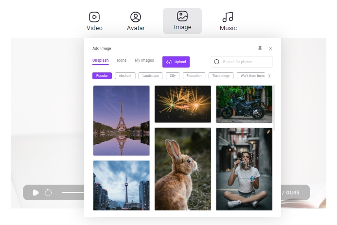 Recursos Multimedia Gratuitos y Enormes de Generador de Vídeo AI
