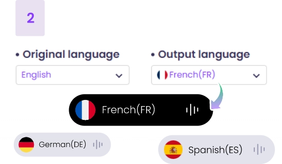 como traducir un video a español en vidnoz paso 2