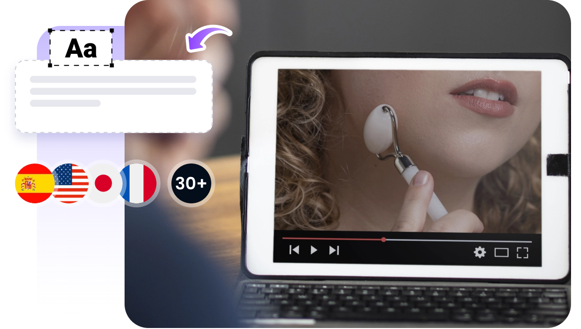 transcribir video a texto