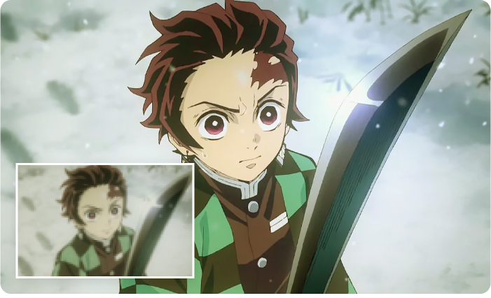 ai video upscaler gratuit pour les animes