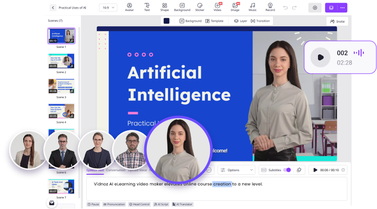 Choisir un avatar et un modèle