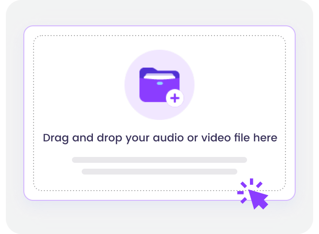 Transcrire audio en texte gratuit avec Vidnoz étape 1