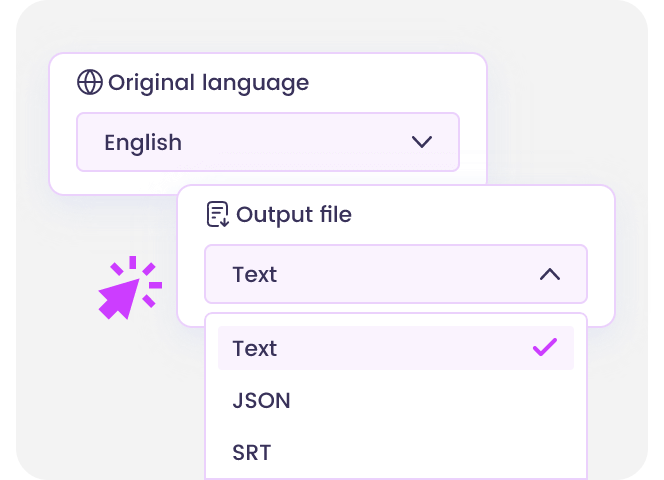 Transcrire audio en texte gratuit avec Vidnoz étape 2
