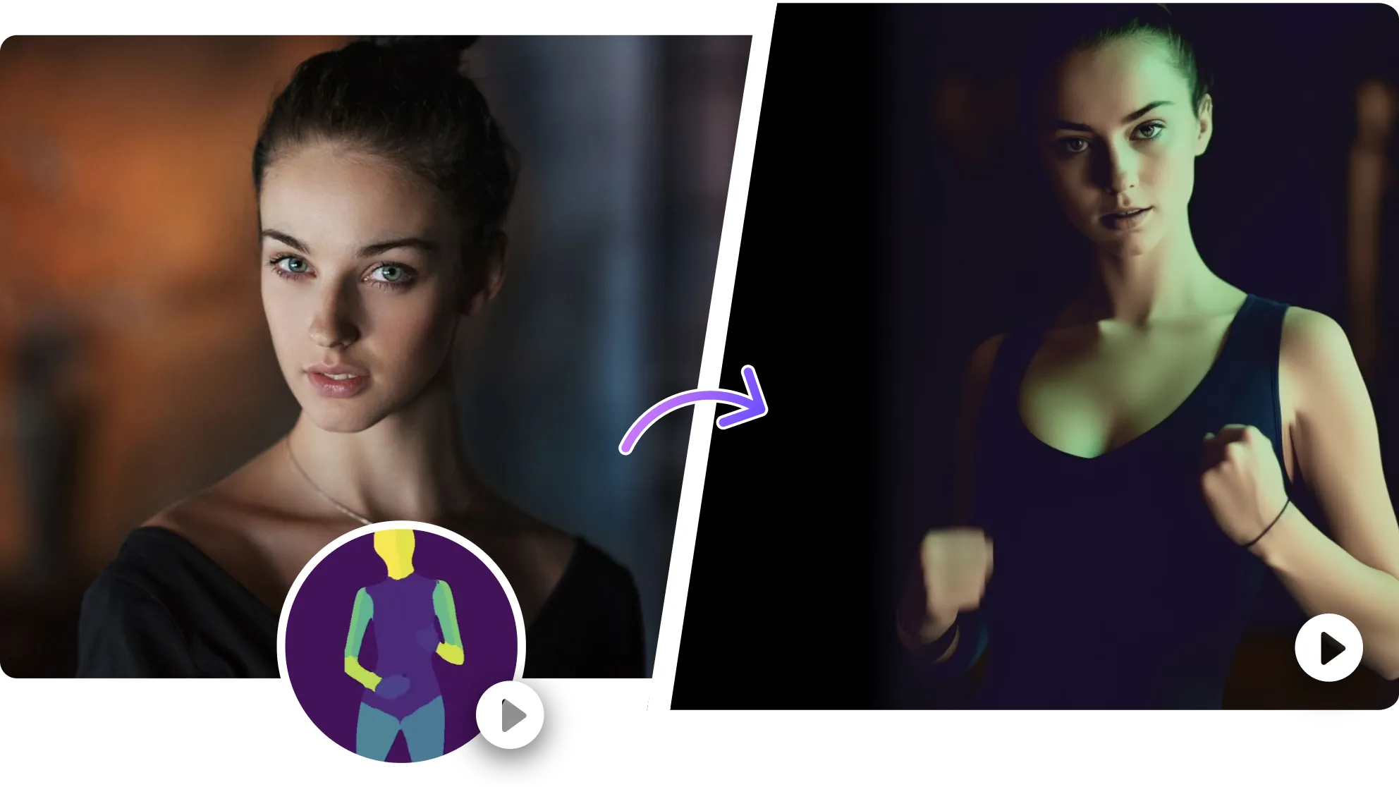 Faire danser photo IA