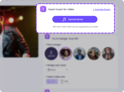 Télécharger la musique pour le clip musical IA